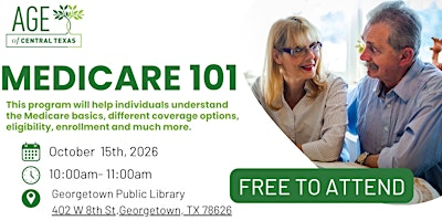Medicare 101 | Georgetown Public Library
