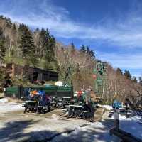 積雪の合戦小屋