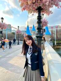 석촌호수에서 바라보는 환상적인 롯데월드 노을✨