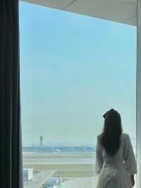 비행기 이륙을 눈앞에서 볼 수 있는 공항뷰 호텔✈️🤍