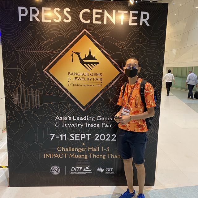 My first visit of expo center in Bangkok 
