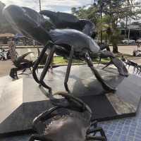 giant sculpture in Krabi Town 