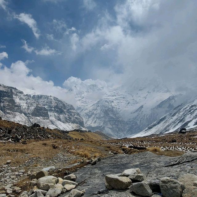 trekking to Annapurna base camp