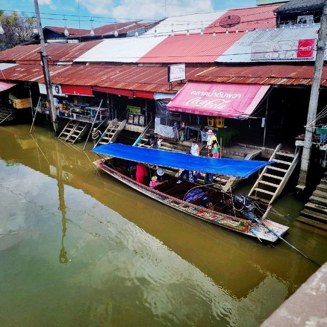 A Floating Market In Amphawa