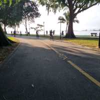 Cycling At East Coast Park