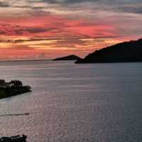 Sunset from Kota Kinabalu Marriott