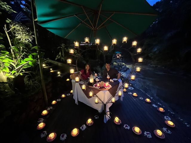 100 Candles Light Dinner by River side