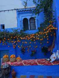 Blue city in Morocco