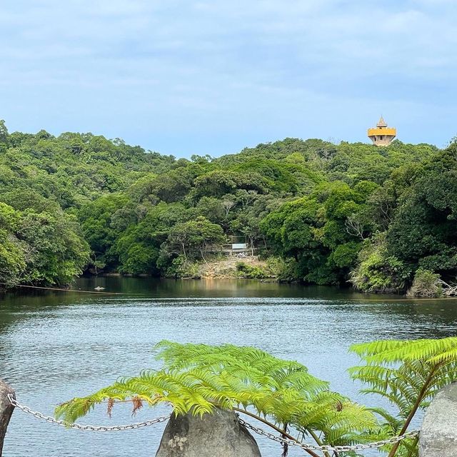 基隆之美-情人湖公園、環湖步道和美麗的吊橋！