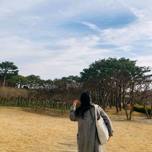 곳곳에 한옥이 심어져 있는 전주 수목원