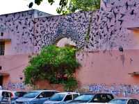 Beautiful Art District in Delhi, India 