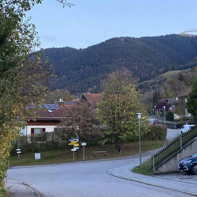 A small town in the Alps