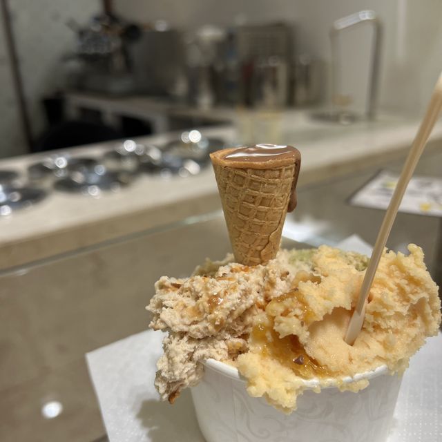 King of Pistachio gelato in London！Bilmonte！