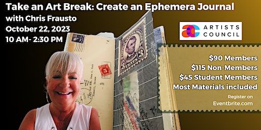 Take an Art Break: Create an Ephemera Journal | Artists Center at the Galen