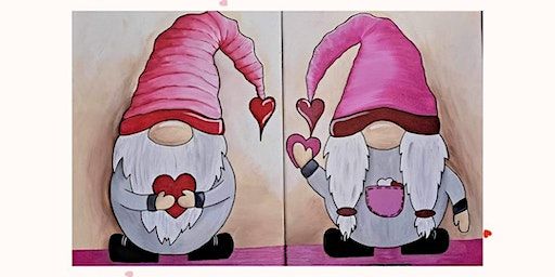 Couples Valentine Painting Class at Fox Farms | Fox Farm Vineyards