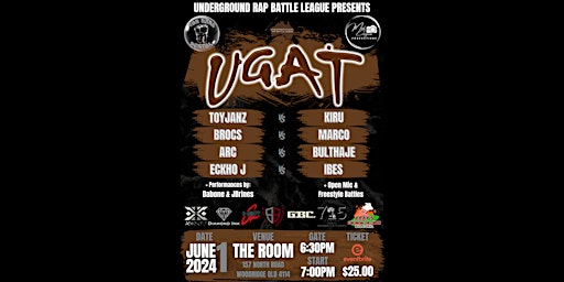 Underground Rap Battle League - UGAT | The Room - Woodridge