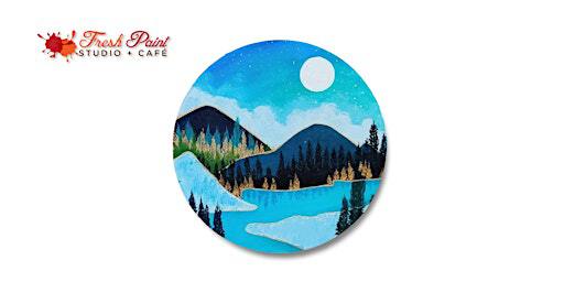 In-Studio Paint Night – Landscaped Laced With Gold Acrylic Painting | Fresh Paint Studio + Cafe Toronto