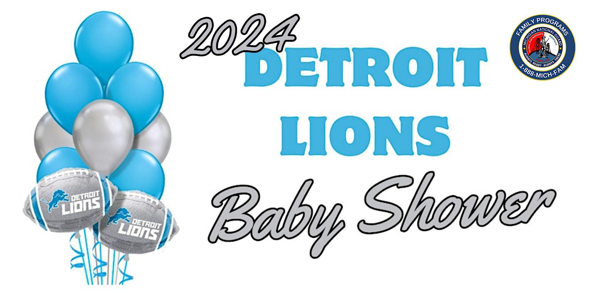 2024 Detroit Lions Baby Shower Selfridge Air National Guard Base