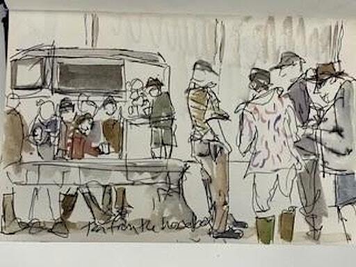 Sketching day with Emma-Jayne Holmes | Ruthin Craft Centre