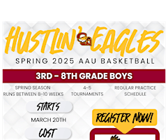2025 Spring Hustlin' Eagles Boys AAU Basketball @ Clovis West | Clovis West High School