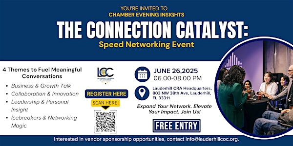 The Connection Catalyst: Speed Networking Event | 1803 NW 38th Ave