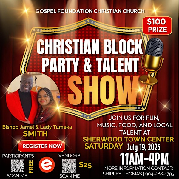 Christian Block Party & Talent Show (Vendor) | 5045 Soutel Dr