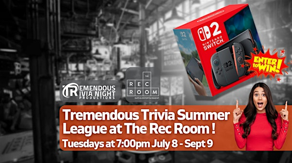Edmonton Tremendous Trivia Night at the Rec Room West Edmonton Mall! | The Rec Room