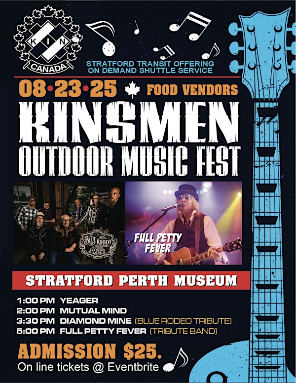 KINSMEN OUTDOOR MUSIC FESTIVAL | Stratford Perth Museum