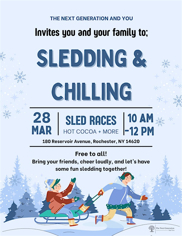 Sledding & Chill | Lamberton Conservatory