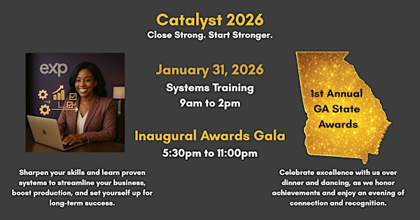 Catalyst 2026: Close Strong. Start Stronger. | Cobb Galleria Centre