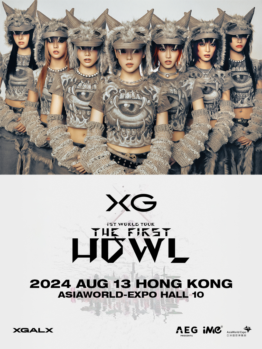 XG 1st WORLD TOUR "The first HOWL" Landing at Hong Kong｜演唱會 | 亞洲國際博覽館HALL 10