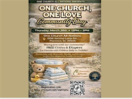 Diaper Day GiveAway Tour STOP at ONE CHURCH, ONE LOVE Community Day | ONE CHURCH, ONE LOVE