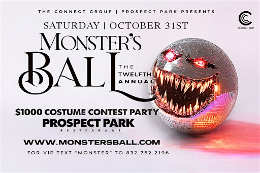 MONSTERS BALL | $1000 Halloween Costume Contest Party OCT31 @ PROSPECT PARK | Prospect Park
