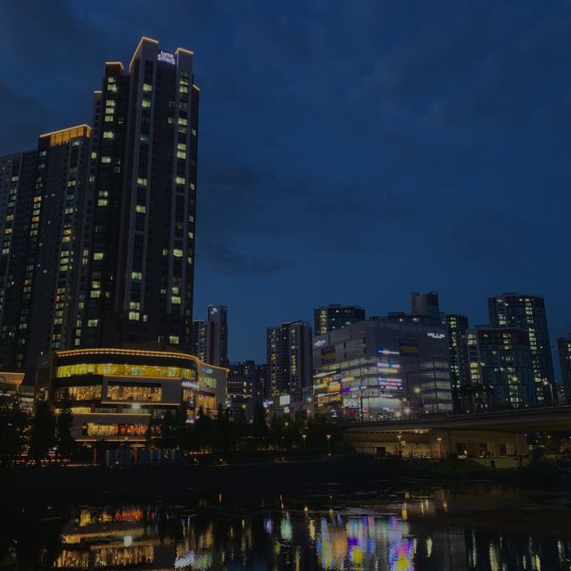 야경이 너무 예쁜 동탄호수공원