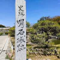【兵庫 明石城跡】 美しすぎる城跡💗💗💗🌸
