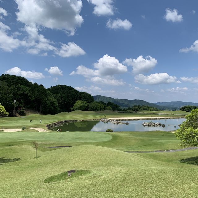 景色が綺麗でグリーンが大きい　JGM笠間