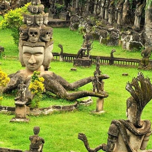 Buddha park in Vientiane 