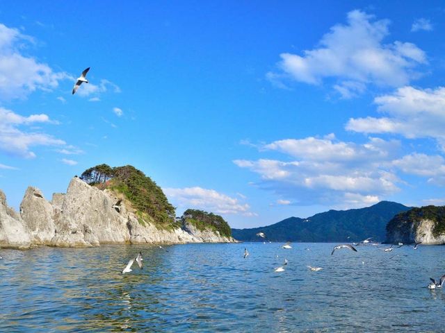The stunning Kitayamazaki Coast