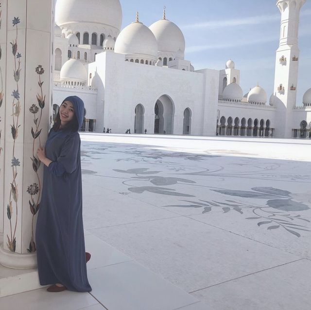 UAE アブダビ　シェイクザイードグランドモスク