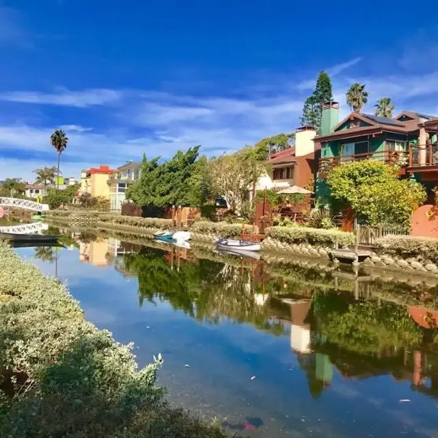 Beautiful Italian-inspired canal in LA