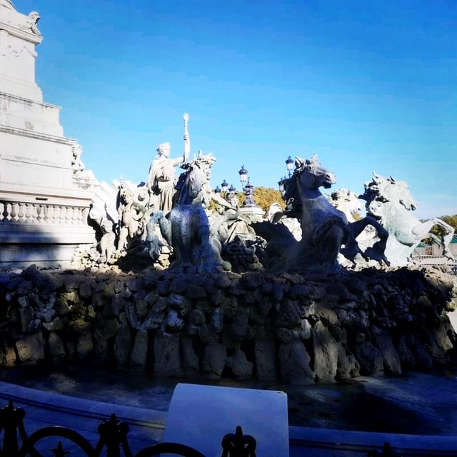 Bordeaux famous Monument Aux Girondins