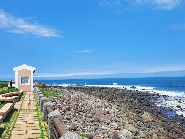 【新北】金山咖啡廳|海景咖啡廳|金山跳石沒有名字的咖啡廳