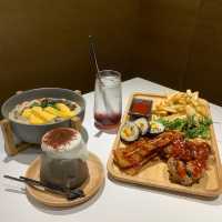 將軍澳海傍特色cafe😙😙韓式fusion菜