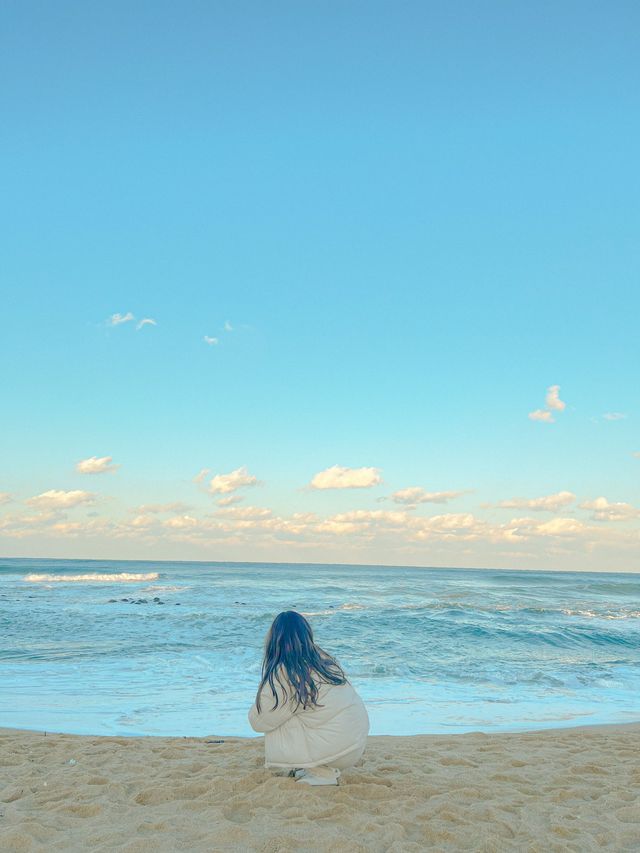 [강릉] 2021 마지막 해돋이명소 눈쌓인 강문해변🌊