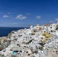 stunning sunset view at Oia Santorini