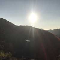 Needle hill and stunning view of Shing mun water reservoir 