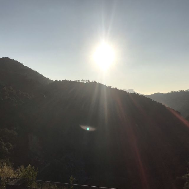 Needle hill and stunning view of Shing mun water reservoir 