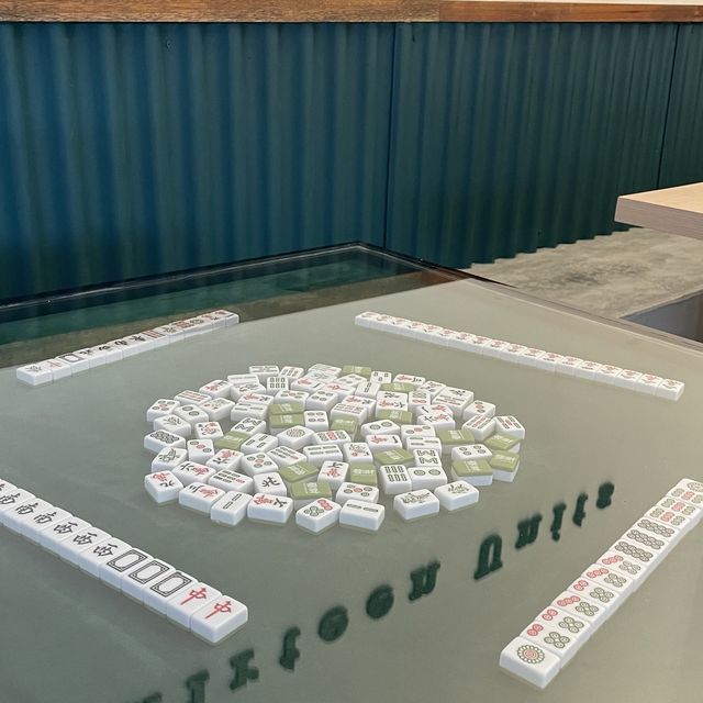 Fancy having a meal on a Mahjong table?