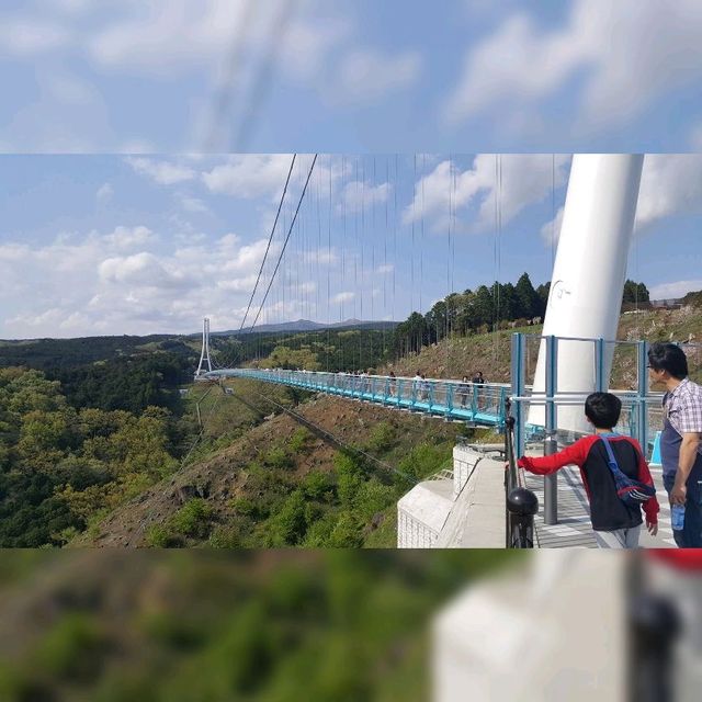 Japan’s longest pedestrian suspension bridge