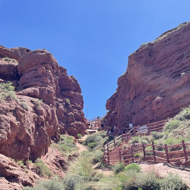 Breathtaking view at Zhangye’s Grand Canyon